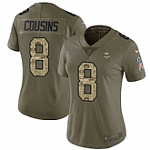 Women Nike Vikings 8 Kirk Cousins Olive Camo Salute To Service Limited Jersey Dzhi,baseball caps,new era cap wholesale,wholesale hats